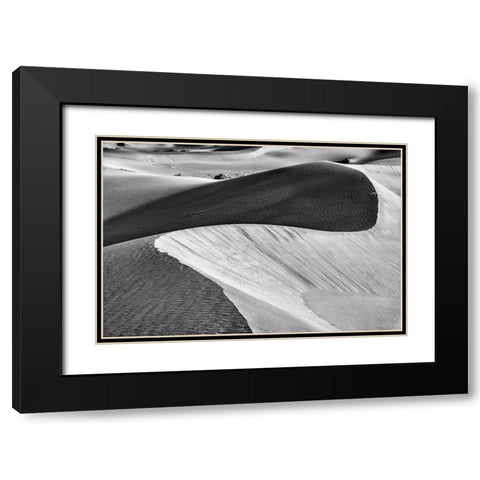 Mesquite Dunes-Death Valley National Park-California Black Modern Wood Framed Art Print with Double Matting by Ford, John
