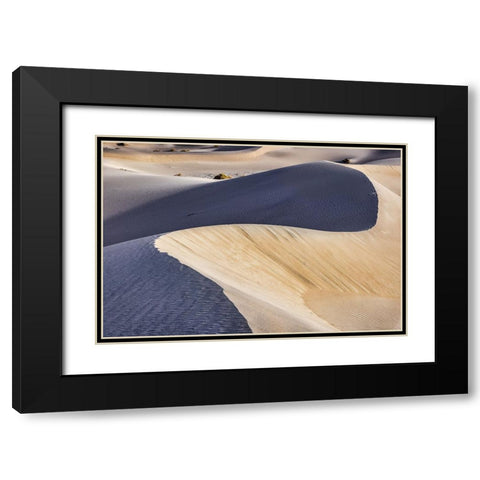 Mesquite Dunes-Death Valley National Park-California Black Modern Wood Framed Art Print with Double Matting by Ford, John