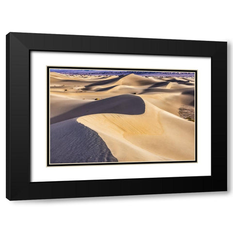 Mesquite Dunes-Death Valley National Park-California Black Modern Wood Framed Art Print with Double Matting by Ford, John