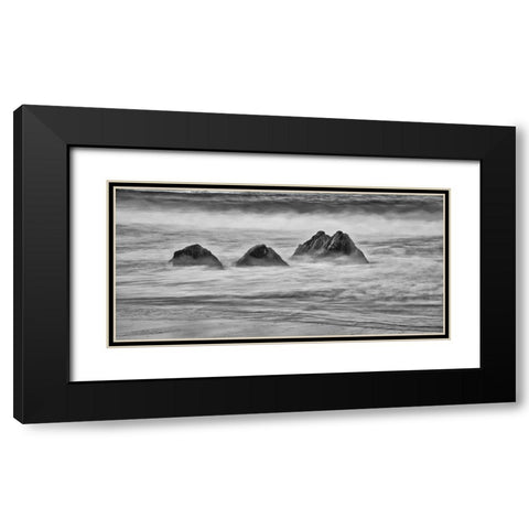 Garapata Beach-Carmel by the Sea-California Black Modern Wood Framed Art Print with Double Matting by Ford, John