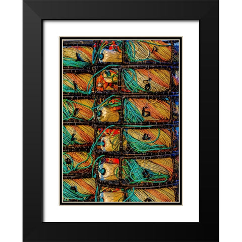 California-USA-Crescent City-Crescent City Marina Black Modern Wood Framed Art Print with Double Matting by Restuccia, Joe III