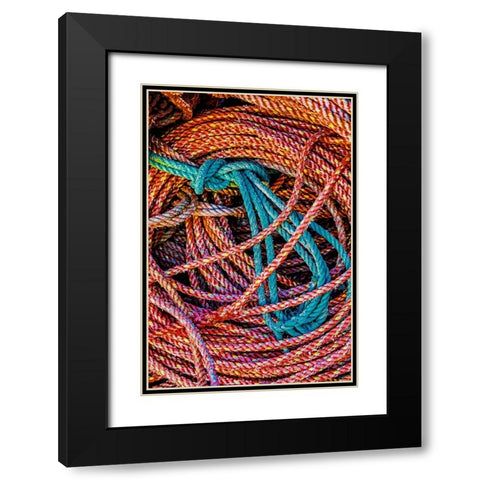 California-USA-Crescent City-Crescent City Marina Black Modern Wood Framed Art Print with Double Matting by Restuccia, Joe III