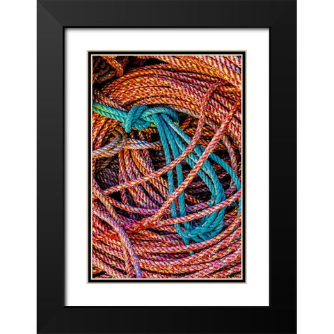 California-USA-Crescent City-Crescent City Marina Black Modern Wood Framed Art Print with Double Matting by Restuccia, Joe III