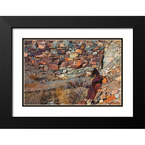 Brooklyn Mine Road- Old Dale Mining District- Mojave Desert- California Black Modern Wood Framed Art Print with Double Matting by Muench, Zandria