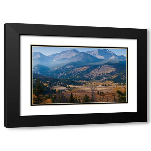 Meadow Overlook-Rocky Mountain National Park-Colorado-USA Black Modern Wood Framed Art Print with Double Matting by Miller, Anna