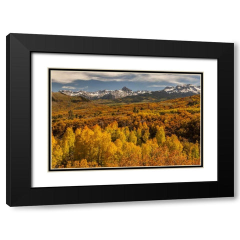 Colorado Dallas Divide in San Juan Mountains Black Modern Wood Framed Art Print with Double Matting by Illg, Cathy and Gordon