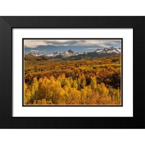 Colorado Dallas Divide in San Juan Mountains Black Modern Wood Framed Art Print with Double Matting by Illg, Cathy and Gordon