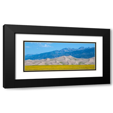 USA-Colorado-San Luis Valley-Great Sand Dunes National Park Black Modern Wood Framed Art Print with Double Matting by Hopkins, Cindy Miller
