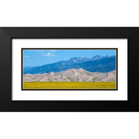 USA-Colorado-San Luis Valley-Great Sand Dunes National Park Black Modern Wood Framed Art Print with Double Matting by Hopkins, Cindy Miller