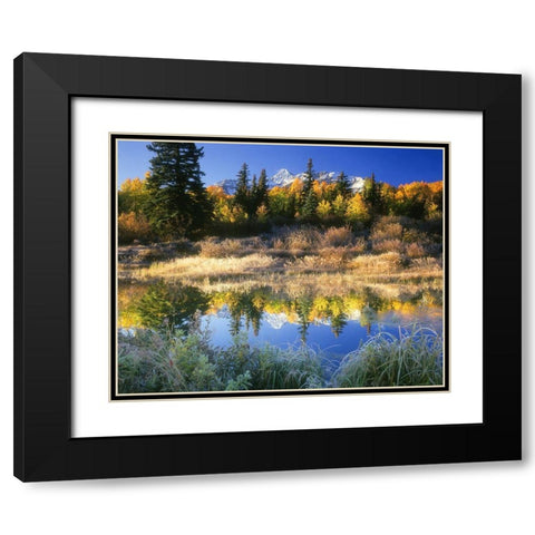 Wilson Peak near Telluride in the Colorado Rocky Mountains Black Modern Wood Framed Art Print with Double Matting by SMO