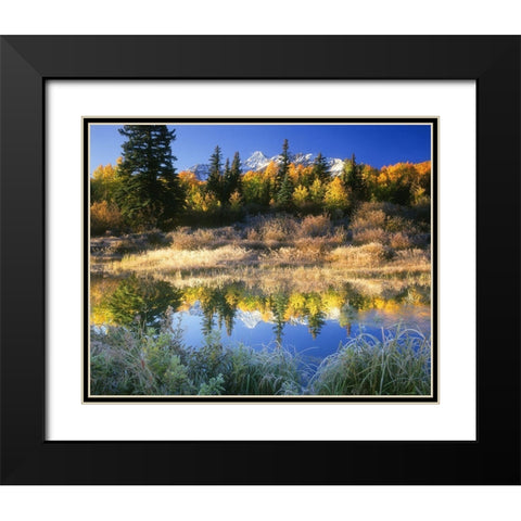 Wilson Peak near Telluride in the Colorado Rocky Mountains Black Modern Wood Framed Art Print with Double Matting by SMO