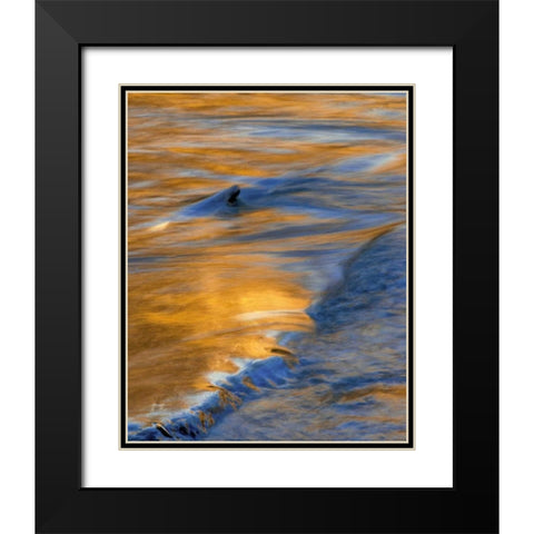 PA, Delaware Water Gap National Recreational Area Black Modern Wood Framed Art Print with Double Matting by OBrien, Jay