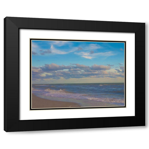 Beach-Sanibel Island-Florida-USA Black Modern Wood Framed Art Print with Double Matting by Miller, Anna
