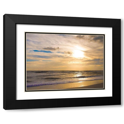 Sunset on Sanibel Island-Florida-USA Black Modern Wood Framed Art Print with Double Matting by Miller, Anna
