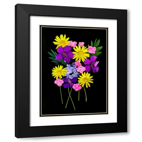 USA-Florida-Celebration-A bouquet of flowers Black Modern Wood Framed Art Print with Double Matting by Looney, Hollice