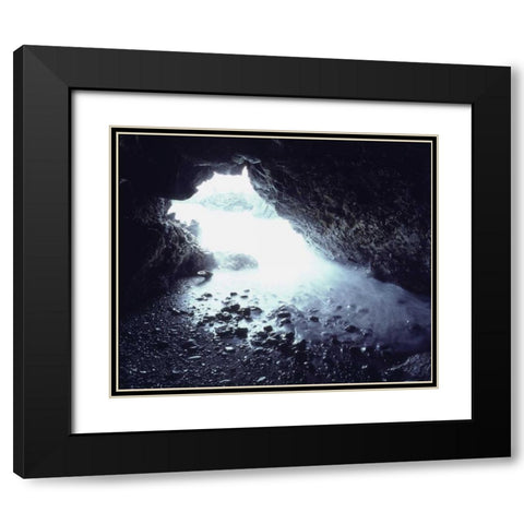 USA, Hawaii A sea cave Black Modern Wood Framed Art Print with Double Matting by Talbot Frank, Christopher