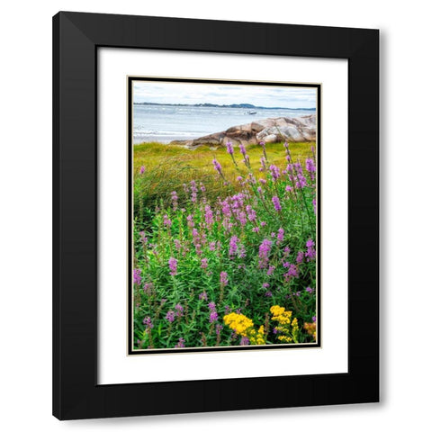 Ipswich Bay-Annisquam-Massachusetts-USA Black Modern Wood Framed Art Print with Double Matting by Engelbrecht, Lisa S.
