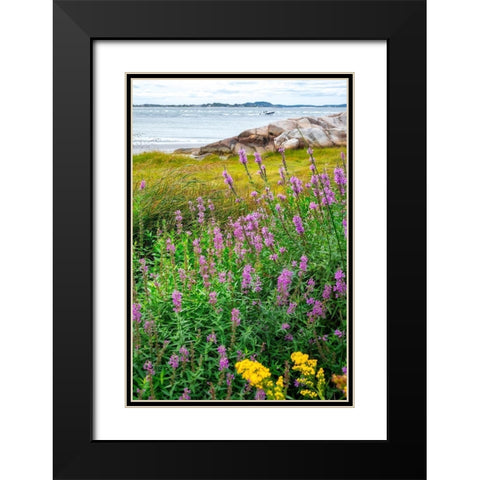 Ipswich Bay-Annisquam-Massachusetts-USA Black Modern Wood Framed Art Print with Double Matting by Engelbrecht, Lisa S.