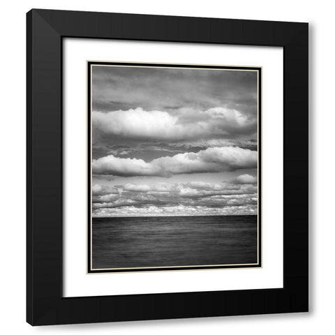 USA-Michigan-Mackinac Island Lake Huron Black Modern Wood Framed Art Print with Double Matting by Collins, Ann