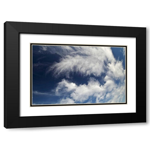 USA, Michigan, Upper Peninsula Cloud patterns Black Modern Wood Framed Art Print with Double Matting by Rotenberg, Nancy