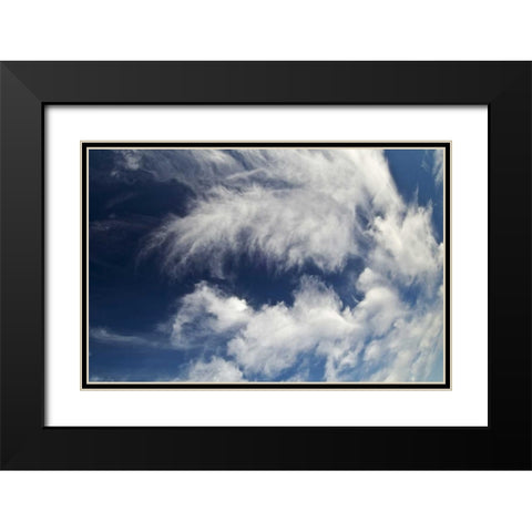 USA, Michigan, Upper Peninsula Cloud patterns Black Modern Wood Framed Art Print with Double Matting by Rotenberg, Nancy