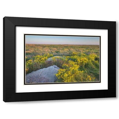 Touch the Sky Prairie southwest-Minnesota Black Modern Wood Framed Art Print with Double Matting by Majchrowicz, Alan