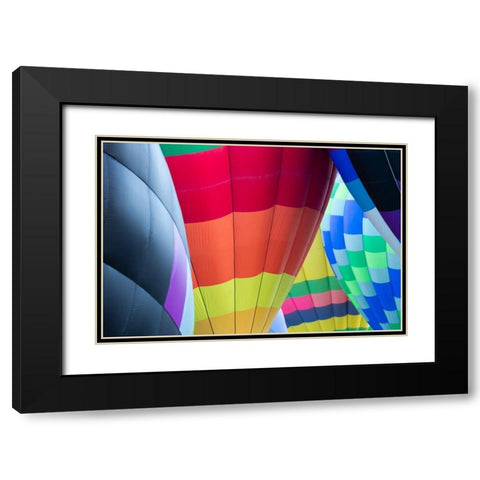 Mass Ascension Albuquerque International Balloon Fiesta-Albuquerque-New Mexico Black Modern Wood Framed Art Print with Double Matting by Pryor, Maresa