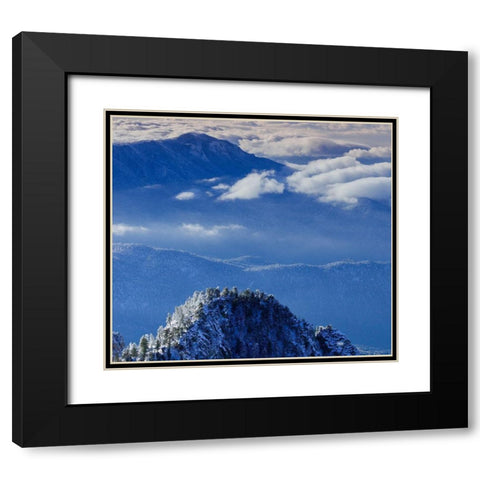 View from the Sandia Mountain Wilderness-New Mexico Black Modern Wood Framed Art Print with Double Matting by Pryor, Maresa