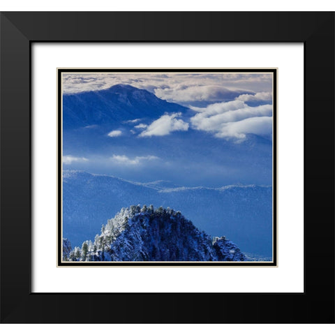 View from the Sandia Mountain Wilderness-New Mexico Black Modern Wood Framed Art Print with Double Matting by Pryor, Maresa
