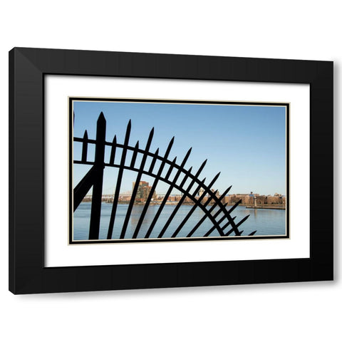 USA-New York City-Manhattan-Upper East Side Black Modern Wood Framed Art Print with Double Matting by Jones, Allison