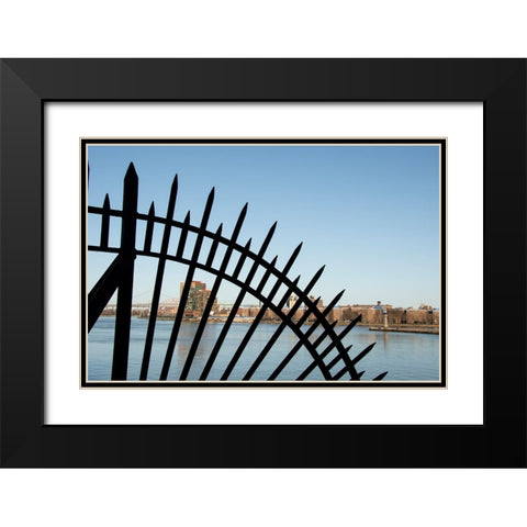 USA-New York City-Manhattan-Upper East Side Black Modern Wood Framed Art Print with Double Matting by Jones, Allison