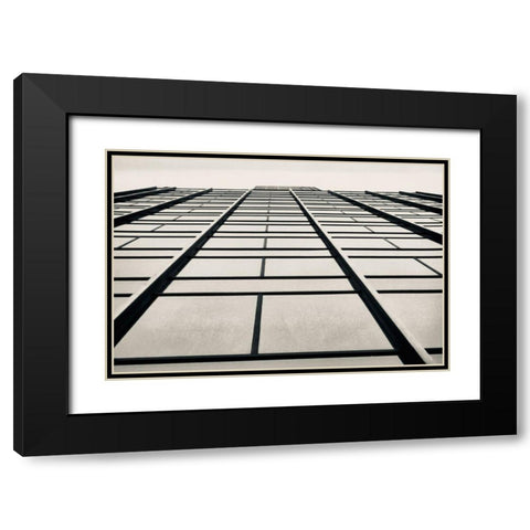 NY-New York-WTC Black Modern Wood Framed Art Print with Double Matting by Molinari, Michele