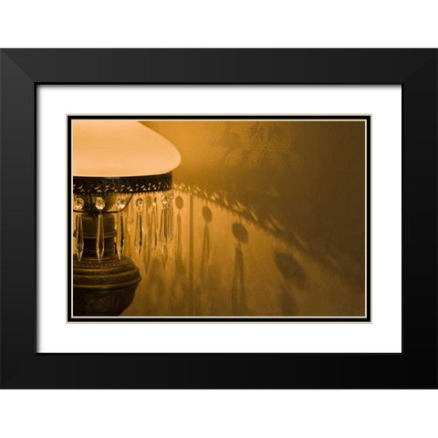 OR, Cape Blanco An antique lamp in Hughes House Black Modern Wood Framed Art Print with Double Matting by Kaveney, Wendy
