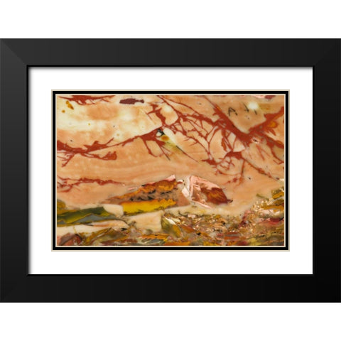 Oregon, Owyhee River Valley Morrisonite Jasper Black Modern Wood Framed Art Print with Double Matting by Kirkland, Dennis