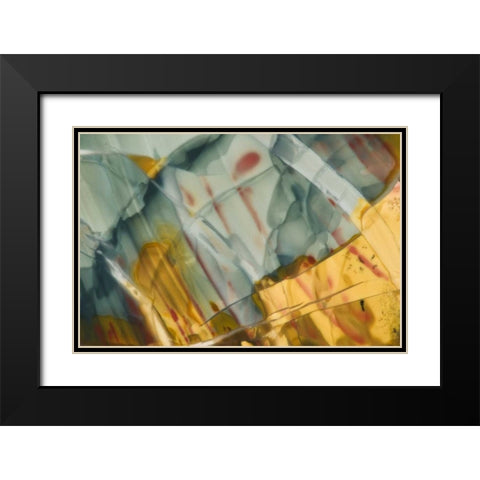 Oregon, Owyhee River Valley Morrisonite Jasper Black Modern Wood Framed Art Print with Double Matting by Kirkland, Dennis