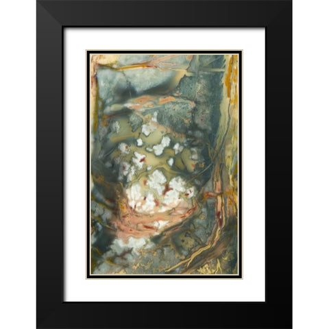 Oregon, Owyhee River Valley Morrisonite Jasper Black Modern Wood Framed Art Print with Double Matting by Kirkland, Dennis
