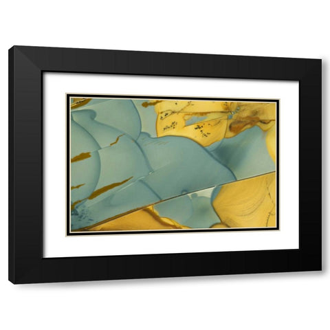 Oregon, Owyhee River Valley Morrisonite Jasper Black Modern Wood Framed Art Print with Double Matting by Kirkland, Dennis