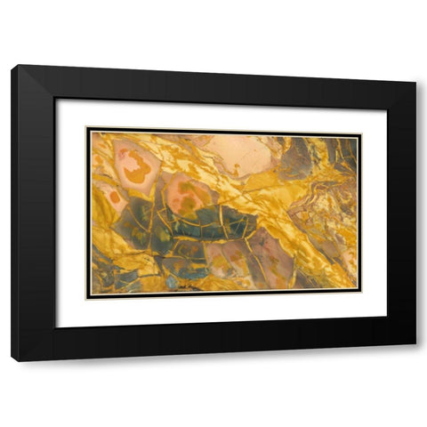Oregon, Owyhee River Valley Morrisonite Jasper Black Modern Wood Framed Art Print with Double Matting by Kirkland, Dennis