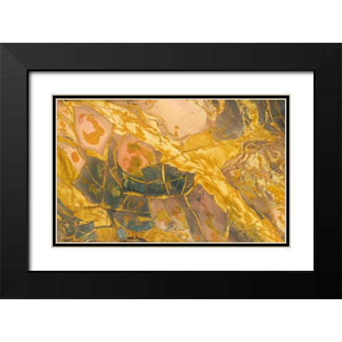 Oregon, Owyhee River Valley Morrisonite Jasper Black Modern Wood Framed Art Print with Double Matting by Kirkland, Dennis