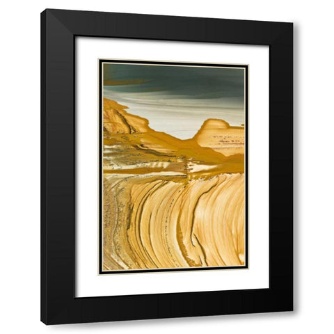 Oregon, Owyhee Close-up of picture jasper stone Black Modern Wood Framed Art Print with Double Matting by Kirkland, Dennis