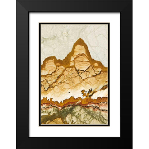 Oregon, Rocky Butte Picture jasper stone Black Modern Wood Framed Art Print with Double Matting by Kirkland, Dennis