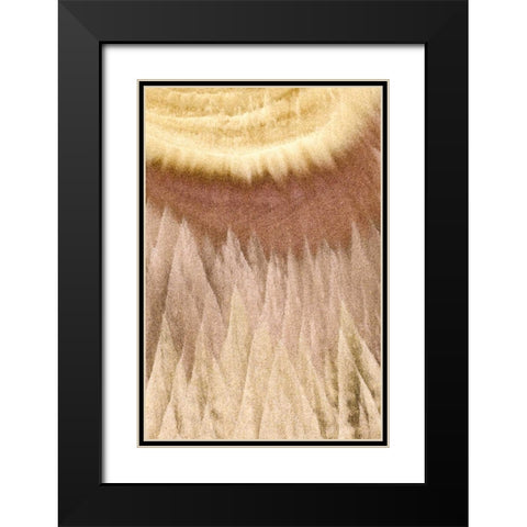 OR, Devils Punchbowl Patterns in beach sand Black Modern Wood Framed Art Print with Double Matting by Paulson, Don