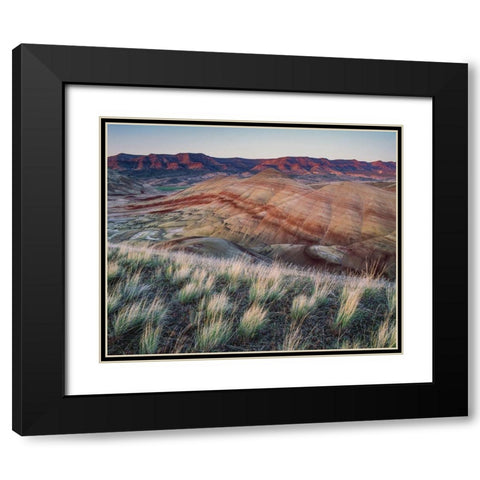 Painted Hills at John Day Fossil Beds National Monument-Oregon Black Modern Wood Framed Art Print with Double Matting by Garber, Howie