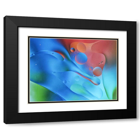 USA, Pennsylvania, Erie Oil abstract Black Modern Wood Framed Art Print with Double Matting by Anon, Ellen