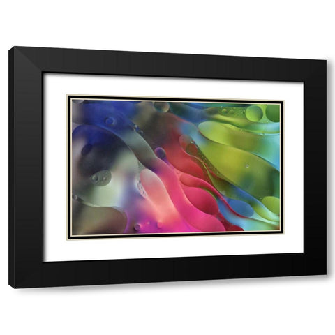 USA, Pennsylvania, Erie Oil abstract Black Modern Wood Framed Art Print with Double Matting by Anon, Ellen