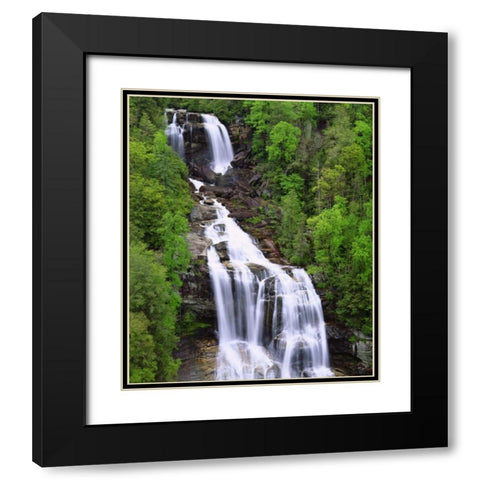 USA, Whitewater Falls in South Carolina Black Modern Wood Framed Art Print with Double Matting by Talbot Frank, Christopher