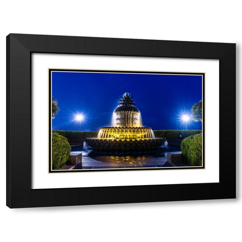 Usa-South Carolina-Charleston Black Modern Wood Framed Art Print with Double Matting by Looney, Hollice