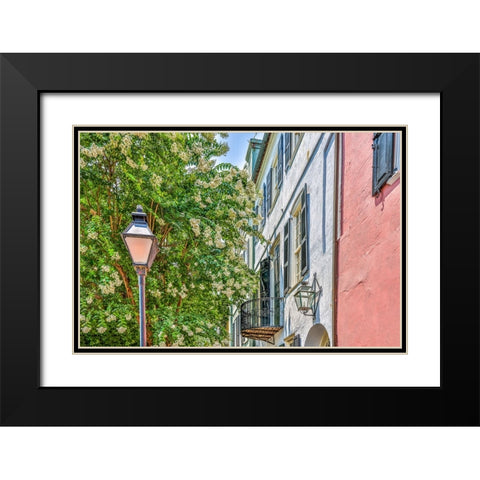 Usa-South Carolina-Charleston Black Modern Wood Framed Art Print with Double Matting by Looney, Hollice