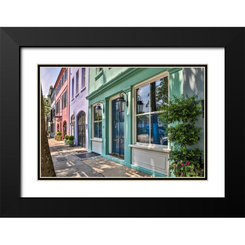 Usa-South Carolina-Charleston Black Modern Wood Framed Art Print with Double Matting by Looney, Hollice