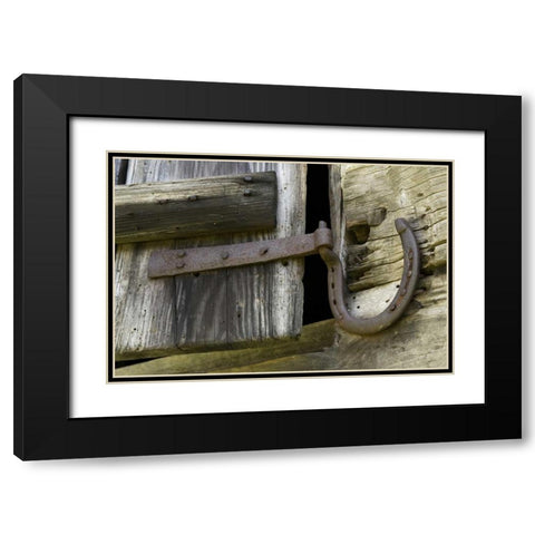 TN, Great Smoky Mts Horseshoe hinged window Black Modern Wood Framed Art Print with Double Matting by Kaveney, Wendy